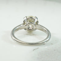 Stunning 2 Carat OEC Diamond Platinum Solitaire