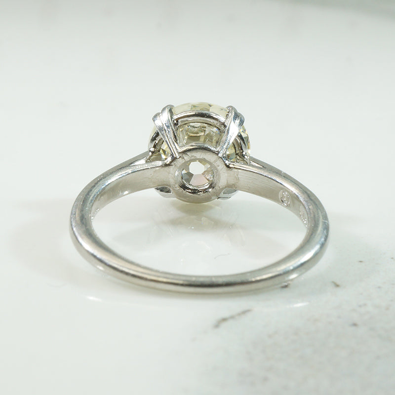 Stunning 2 Carat OEC Diamond Platinum Solitaire