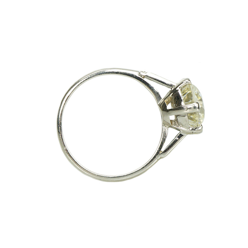 The Vintage 2 Carat Platinum Solitaire - Gem Set Love