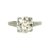 Art Deco Solitaire Engagement ring with 2.23 OEC