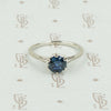 Classic Mid Century Sapphire Engagement Ring