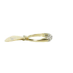 Vintage 2 tone Gold 5 Diamond Band