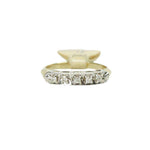 Vintage 2 tone Gold 5 Diamond Band