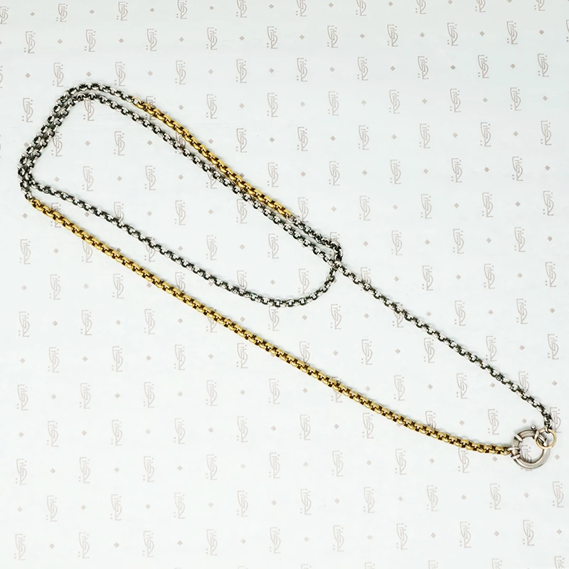 Super Long 2 tone Big Ring Chain