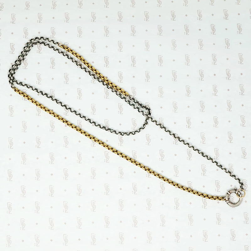 Super Long 2 tone Big Ring Chain