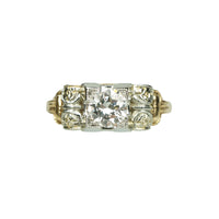 Vintage 1930’s Two Tone Diamond Ring