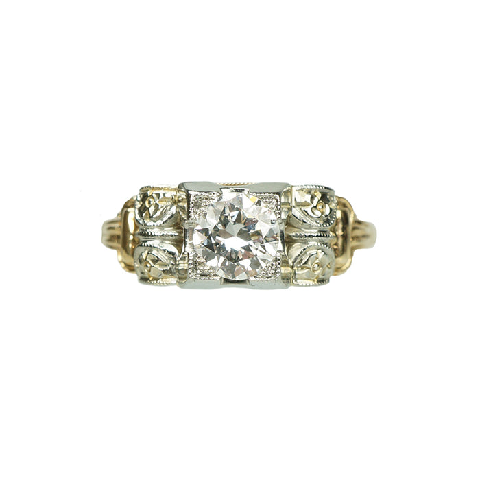 Vintage 1930’s Two Tone Diamond Ring