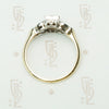 1930's 2 tone Beauty Engagement Ring