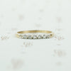 2 tone gold and diamond band 1940's