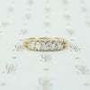 2tone 14k gold diamond band circa 1940