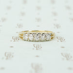 2tone 14k gold diamond band circa 1940