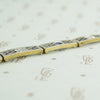 1920's diamond and sapphire filigree bracelet side view