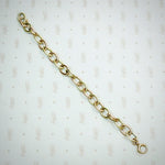 Luxurious Link Bracelet in Pink and Green Gold