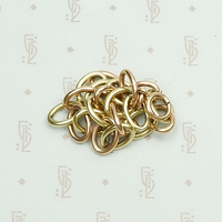 Luxurious Link Bracelet in Pink and Green Gold
