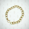 Luxurious Link Bracelet in Pink and Green Gold
