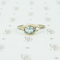 Gorgeous Oval Aquamarine Ring in Recycled Gold