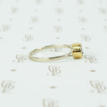 Gorgeous Oval Aquamarine Ring in Recycled Gold