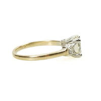 Vintage Pale Yellow Diamond Engagement Ring