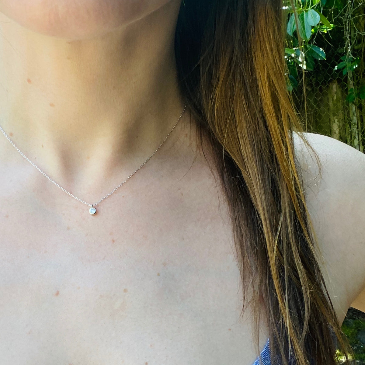 Simply Pretty OEC Diamond Solitaire Pendant