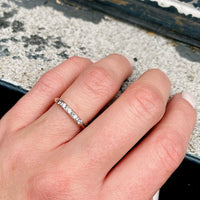 Darling Diamond Two Tone Wedding Band