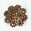 rose cut garnet brooch circa 1930's