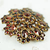Vintage Garnet Brooch Circa 1930