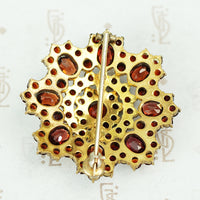 Vintage Garnet Brooch Circa 1930
