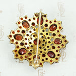 Vintage Garnet Brooch Circa 1930