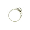 Pretty Vintage 1930's Diamond Ring - Gem Set Love