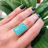 The Bluest Sea A Specimen Turquoise Ring