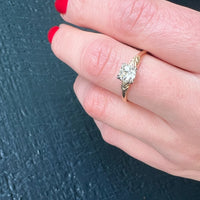 Old Mine Diamond Engagement Ring