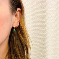 Darling Jade Drops & Diamond Dangle Earrings