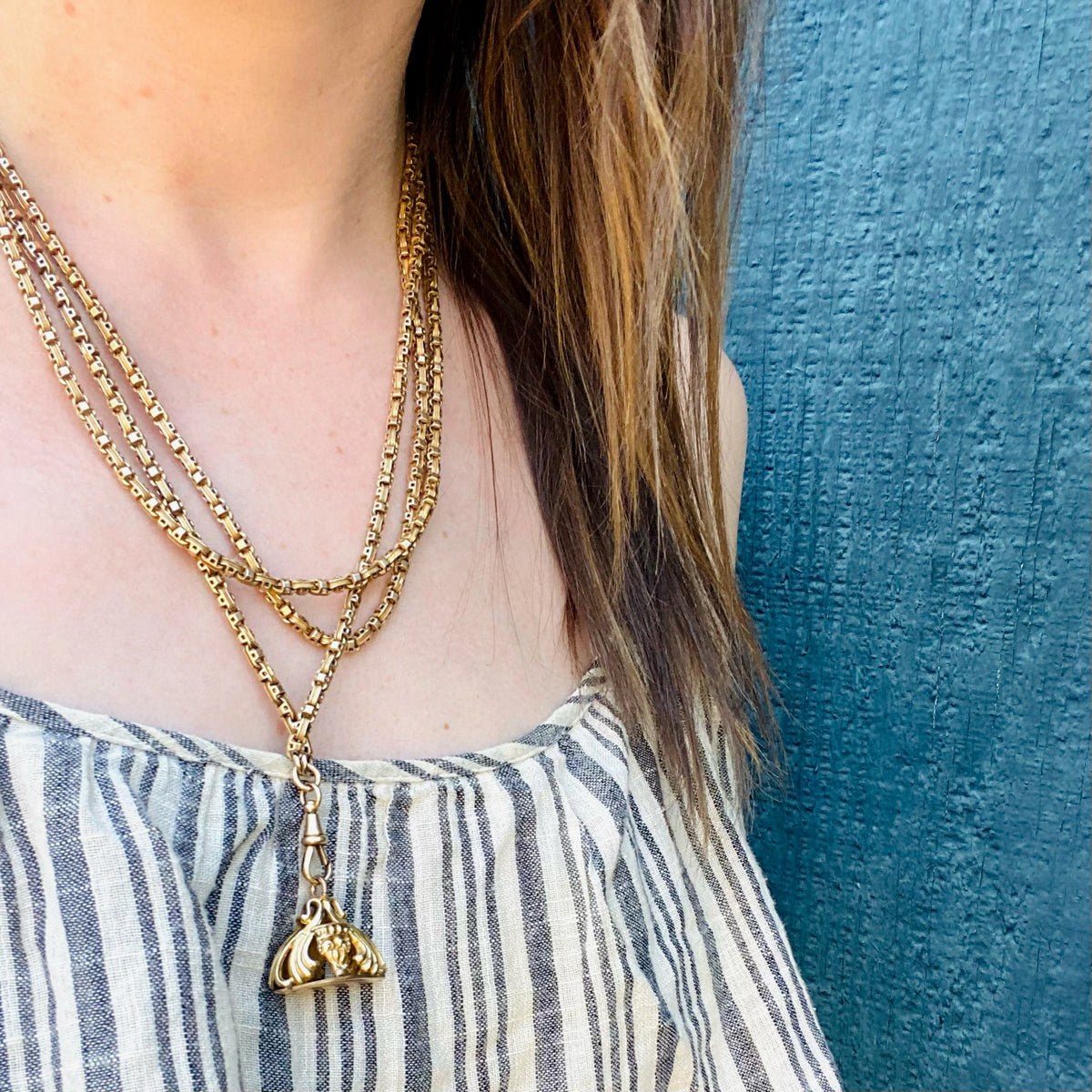 Gold Filled Victorian Revival Fob