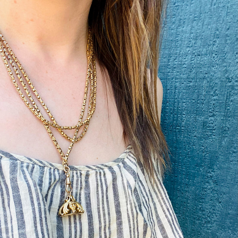 Gold Filled Victorian Revival Fob