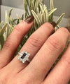 Double Sapphire Edwardian Ring