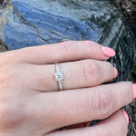 Refined Old Euro Diamond & Platinum Engagement Ring