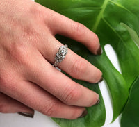 Stunning 1.5 ct OMC in Platinum