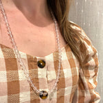 Petal Pink Rose Quartz Bead Necklace