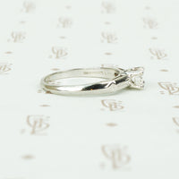 Simply Lovely Vintage 1940's Platinum Diamond Solitaire