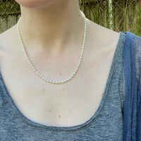 Vintage 19 Inch Freshwater Pearl Necklace