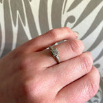 Jabel White Gold Diamond Solitaire Ring