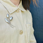 Playful Nosegay Sterling Brooch by Coro