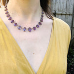 Stunning Antique Amethyst Rivière Necklace