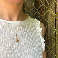 Lovely Diamond and River Pearl Lavalier