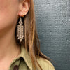 Sterling Silver Shadow Box Corn Maiden Earrings