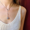 Vintage Slinky Silver Watch Chain with Big Bolt