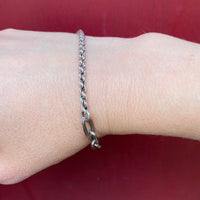 Sterling Silver Married Chain Bracelet