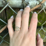 Pretty Vintage Tiffany Diamond Flower Ring