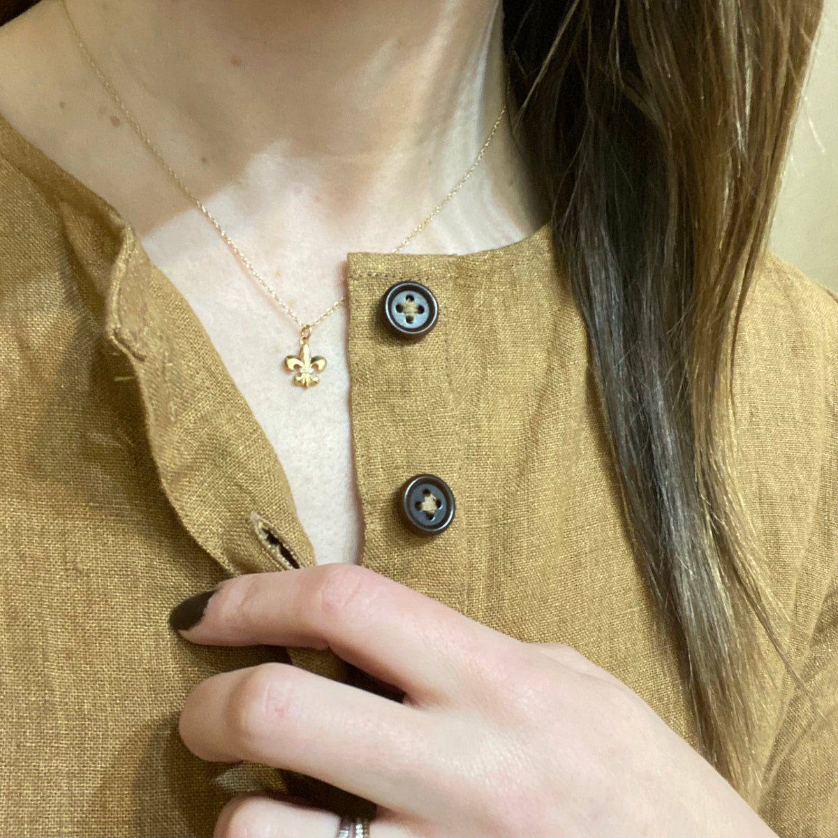 Fleur de Lis Necklace by 720