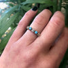Fancy Business Diamond and Turquoise Band